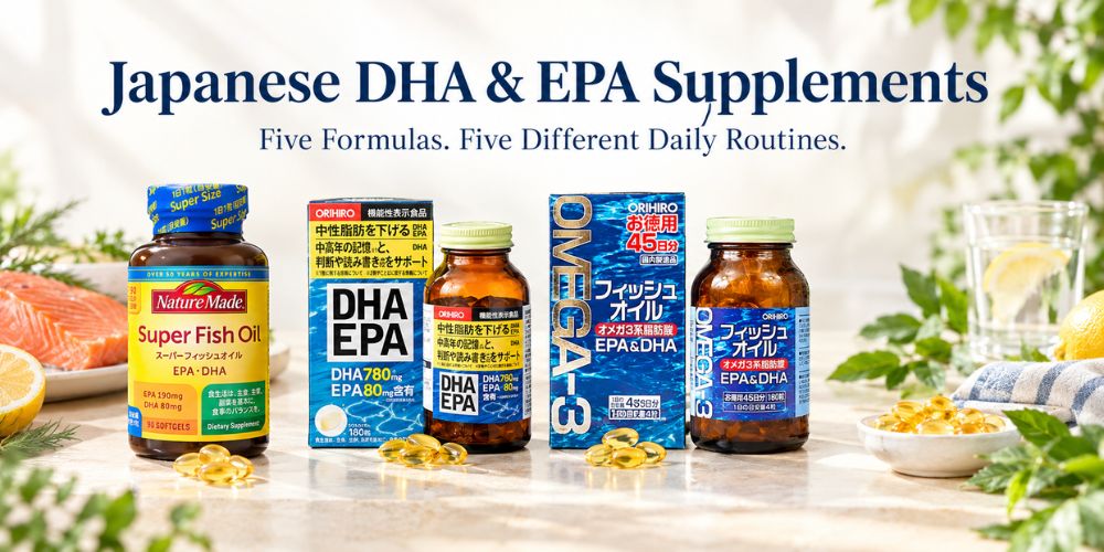 DHA vs. EPA: How to Compare 5 Japanese Fish Oil Supplements
