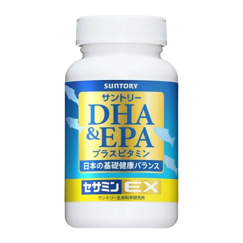 Suntory DHA & EPA + Sesamin EX Omega-3 Fatty Acids 240 Softgels