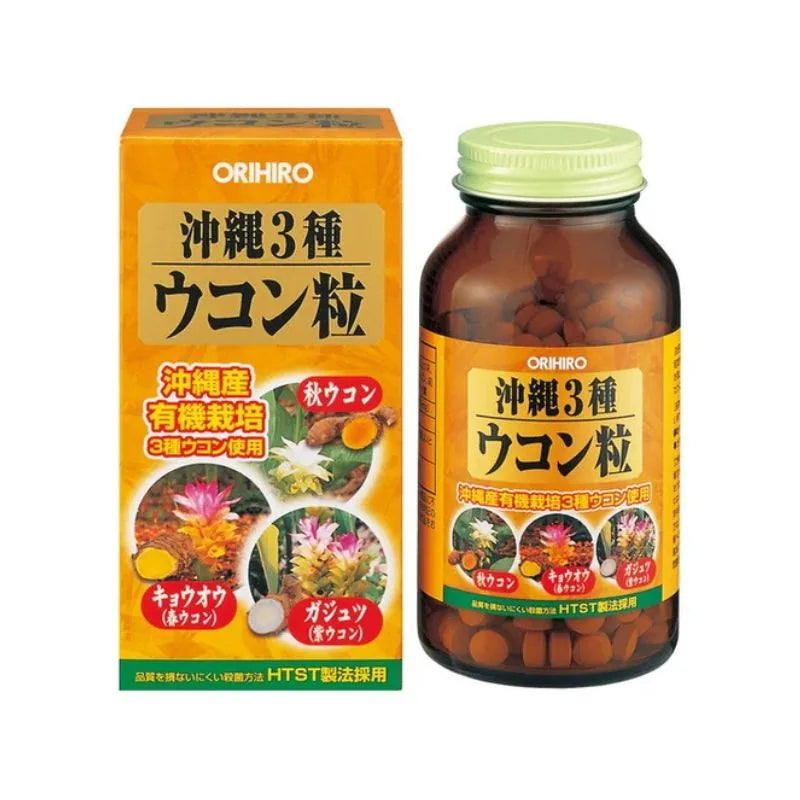 Orihiro Okinawa 3-Type Turmeric Granules 420 Count