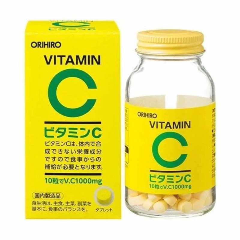 ORIHIRO Vitamin C Tablets, 300 Count