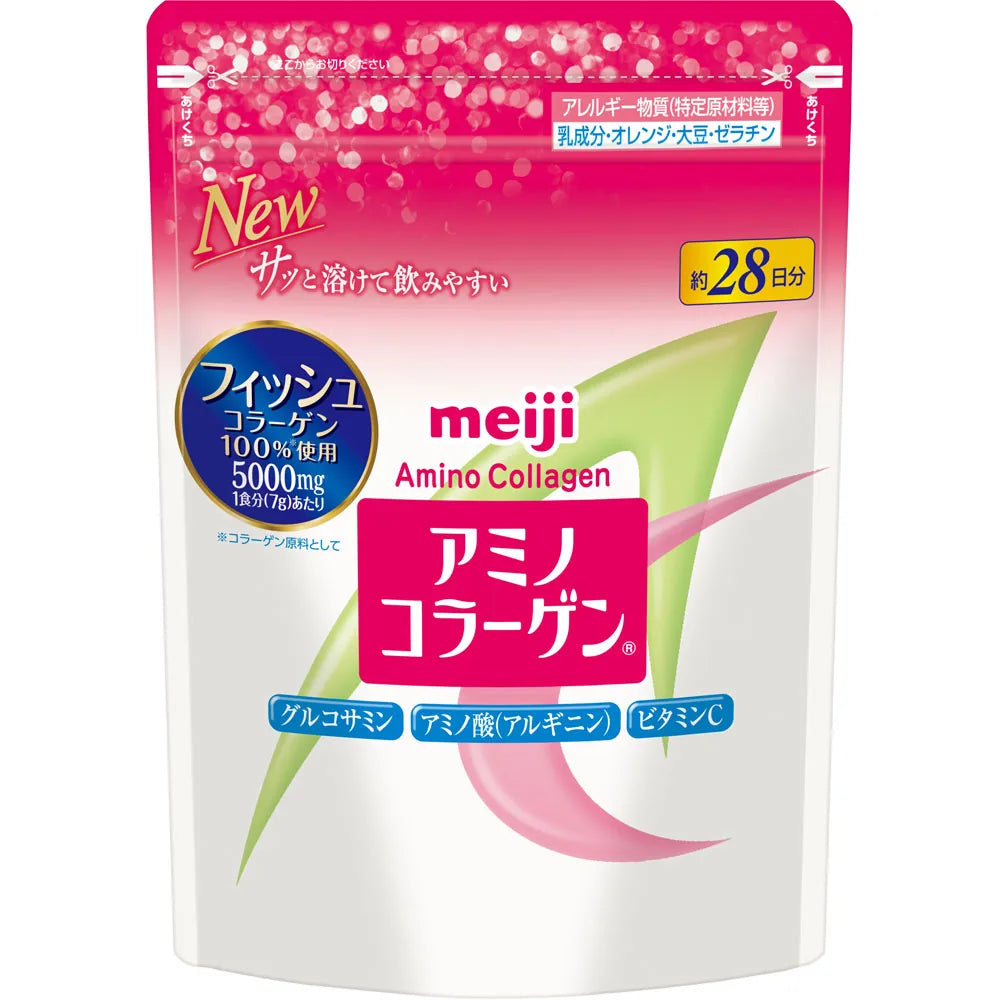 Meiji Amino Collagen Powder, 196g (Approx. 28 Days Supply)