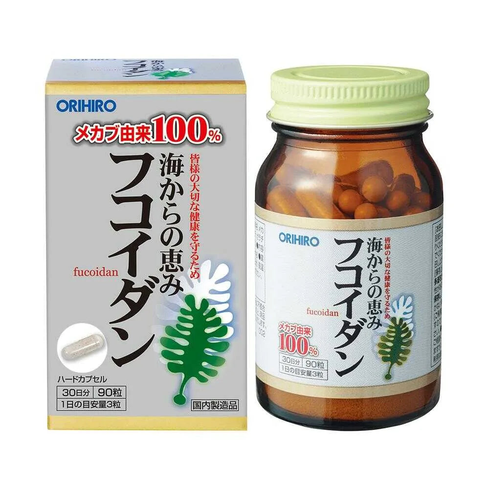 ORIHIRO Fucoidan 90 Capsules