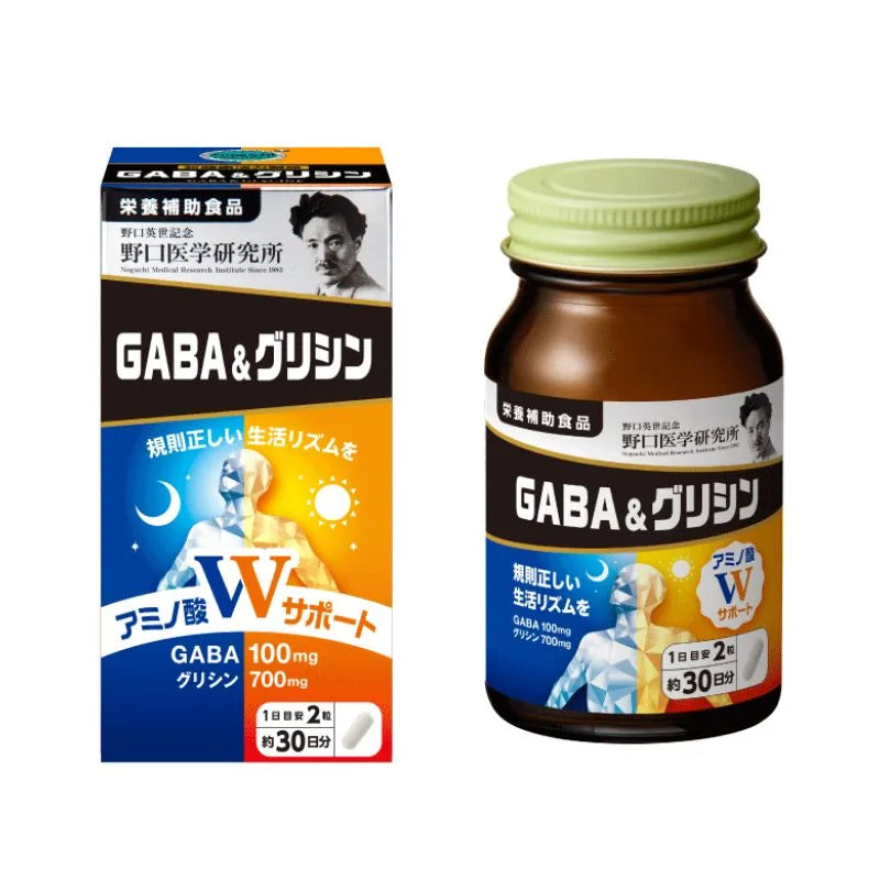Noguchi Medical Research Institute GABA & Glycine 60 Tablets